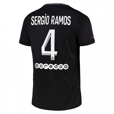Fußballtrikots Paris Saint-Germain Sergio Ramos 4 2021-2022 Kurzarm Ausweichtrikot kaufen